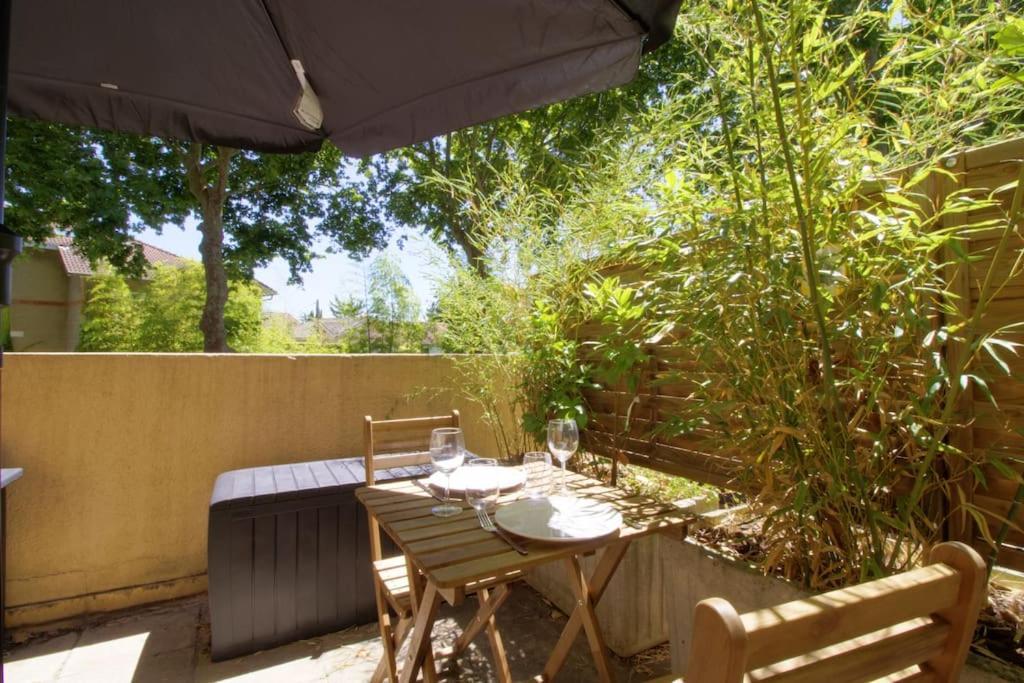 Studio Parking Terrasse Fibre Toulouse Exterior foto